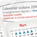 Modification du calendrier scolaire :<br>reprise des cours